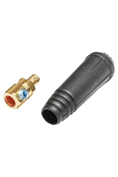 OEM 9mm connector, BLACK male color, specific for welding cable, FI diameter ...