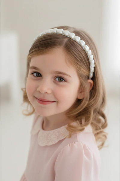 chipiques Coroană cu perle – Accesoriu elegant pentru copii, cu mărgele de pe...