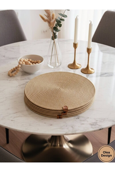 Olea 6 Adet Supla/ Amerikan Servis / Sunum Tabak Altlığı