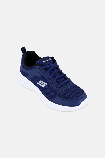 SKECHERS حذاء رياضي خارجي برباط للأطفال من فالدويد، لون كحلي