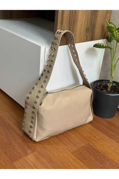 Bagnest Geantă de umăr casual pentru femei cu detalii Trok