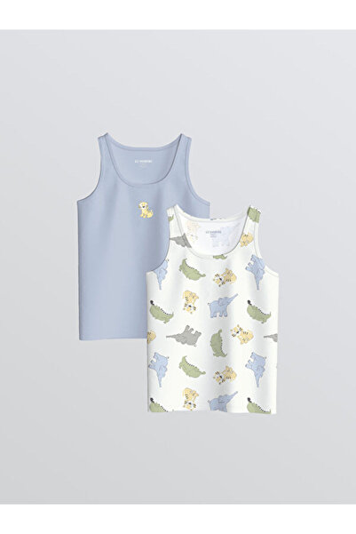 LC Waikiki Shining Store's Glittering Choices Printed Boys' Undershirt 2-Pack