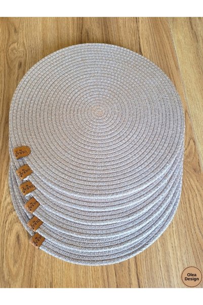 Olea 6 Pieces of Supla/American Serving/Presentation Plate Mats