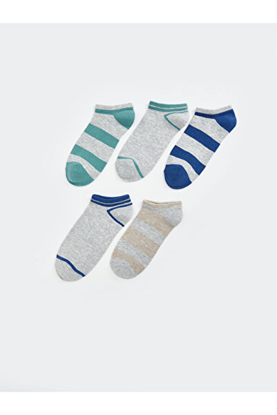 LC Waikiki Shining Store's Glittering Choices Striped Boys' Booties Socks 5-P...