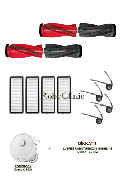 Roboclinic Roborock Qrevo C Pro Ηλεκτρική σκούπα ρομπότ, συμβατή ανταλλακτική...