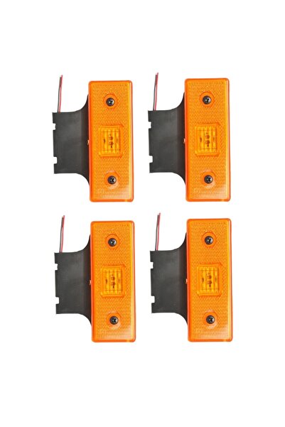 OEM Set 4 lampi gabarit, dimensiune 110x40mm, plastic, galben, camion, tracto...