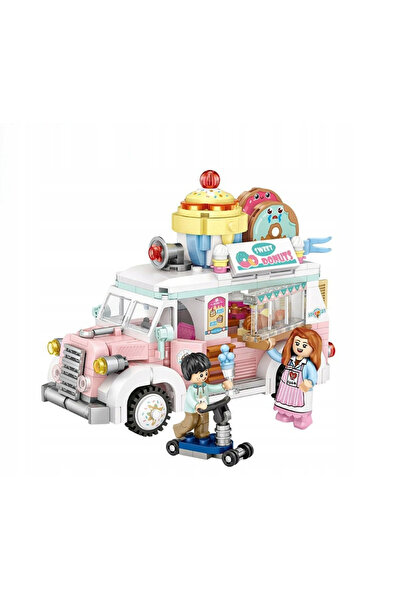 ATABY Loz Mobile Series: Donut Cart |   582 Pieces Micro Blocks |   6+ Years ...