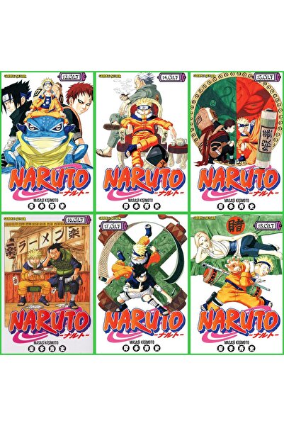 Gerekli Şeyler Yayıncılık Naruto 13-18. Ciltler 6 lı Manga Seti