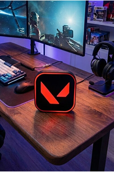 Shaddshop Valorant Aydınlatmalı Masa Tablo (USB Type A ile çalışmaktadır)