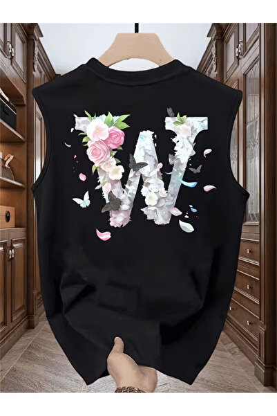 bellanova Silatrend Men's Black Original Printed Oversize Cut Cotton Crew Nec...