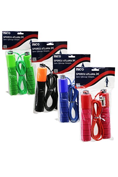 OEM Counted Colorful Silicone Jump Rope with Spoonge Colorful Plastic Handle ...