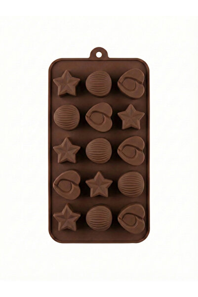 homvira 🍫 ✨   Silicone Chocolate Mold – 15 Compartments