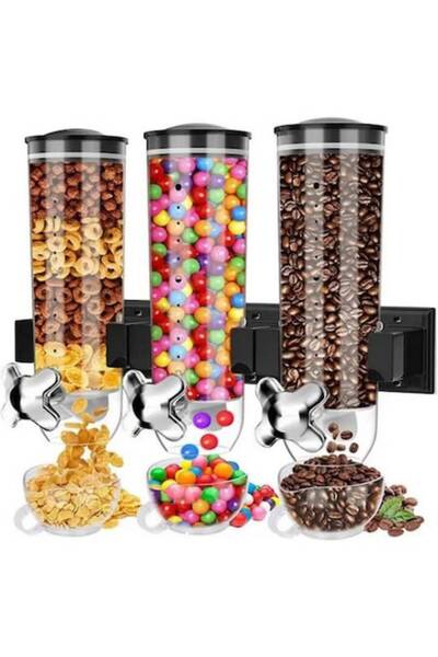 stuffix Triple Cereal Dispenser Stuffix® Wall Mounted