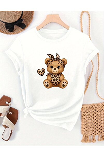 yombaa Καλοκαιρινό μπλουζάκι με στρογγυλή λαιμόκοψη και κοντό μανίκι με σχέδι...