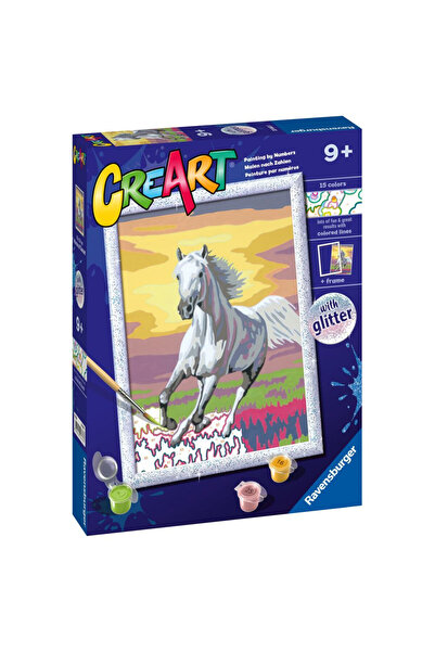 Cubic Fun Pictura pe numere cal la apus