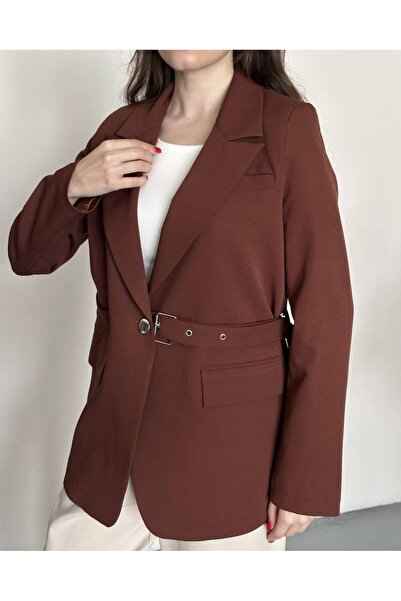 moda çağdaş Toka curea piese Jachetă tip blazer de calitate premium