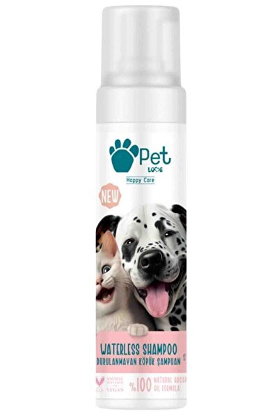Pet Love Çilekli Köpük Köpek Şampuanı 225 ml – Durulama Gerektirmeyen Pratik ...