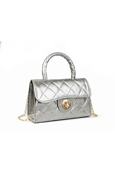 Ayhan Kundura Patent Leather Gold Chain Evening Dress Casual Women's Bag