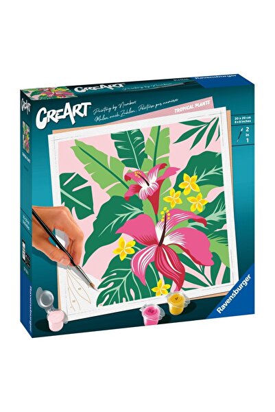 Cubic Fun Ravensburger - Pictura pe numere plante tropicale