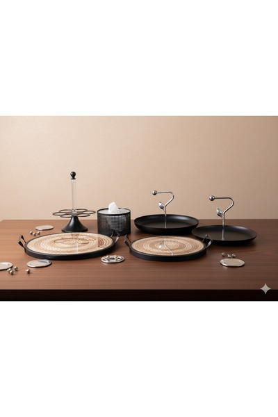 Generic Serving tray set with tissue box