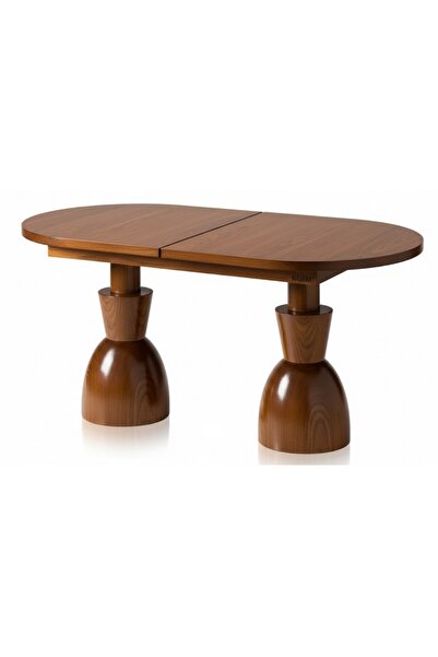 Masifart Asal 160 cm Oscar Açılır Oval Yemek Masası