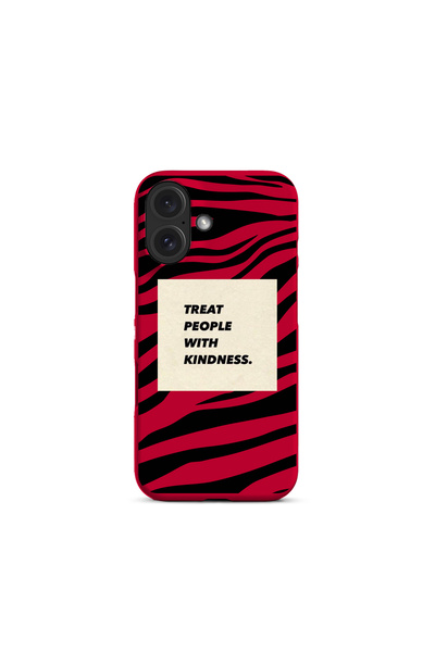 KaffCase غطاء هاتف آيفون 16 من السيليكون الفاخر بنمط الحمار الوحشي