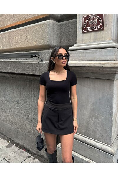 IŞILDA FASHION Bluză cu gât pătrat