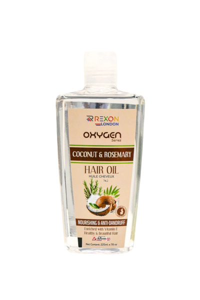 Rexon زيت جوز الهند وإكليل الجبل للشعر