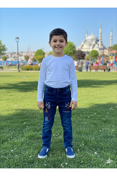 CUBBUX Boy's & Baby's Embroidered Pocket Jeans