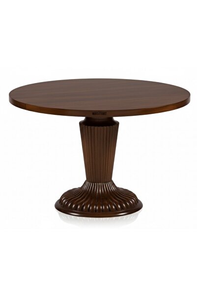 Masifart Zama 80 cm Pençe Yuvarlak Yemek Masası