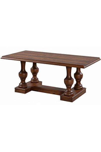 Masifart Trıe Ladin Dikdörtgen Yemek Masası