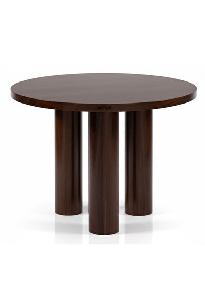 Masifart Sever 90 cm Sütun Yuvarlak Yemek Masası