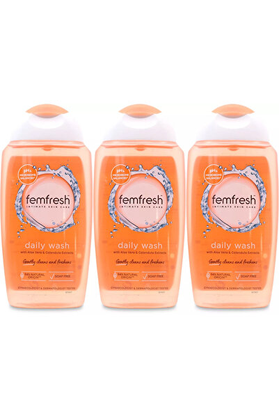 Femfresh Feminine daily wash for the sensitive area 250ml x 3