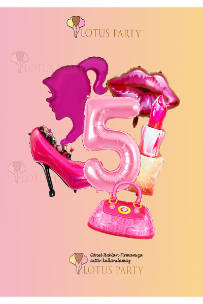 LOTUS PARTY Σετ με θέμα το κορίτσι Kokoş - Σετ με θέμα το κορίτσι Cici, Κραγι...