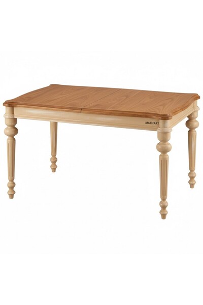 Masifart Schola 170 cm Lüks Torna Açılır Dikdörtgen Yemek Masası