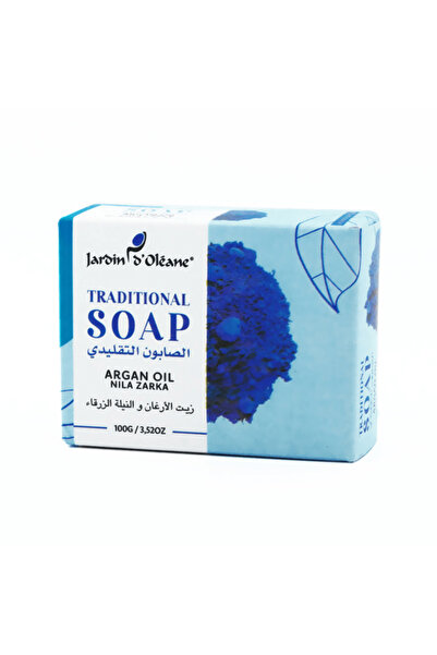 Jardin Oleane Garden Olean Traditional Soap with Argan Oil and Indigo Blue 100g