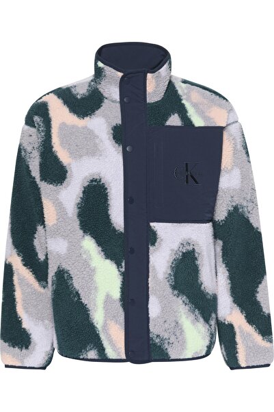 Calvin Klein LS JACQUARD 5 SHERPA JACKET