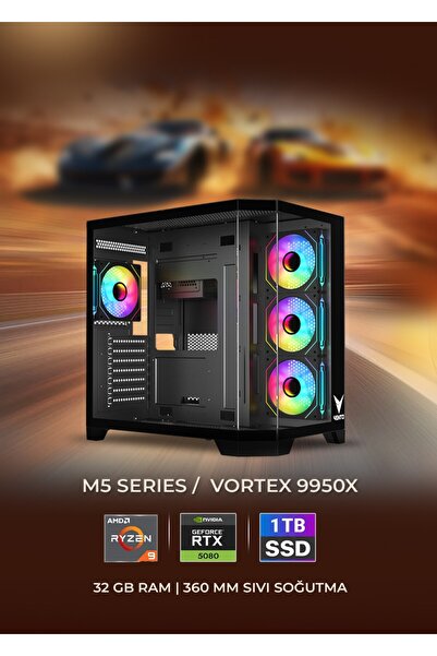 OEM VORTEX AMD Ryzen 9 9950X | RTX5080 | 32GB RAM | 1 TB GEN5 SSD 14200/11000...