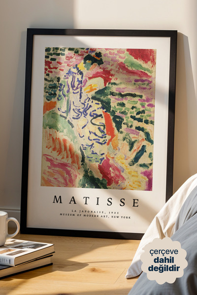 Persona Istanbul Henri Matisse "La Japonaise" - 1905 Fauvizm Sergi Posteri (Ç...