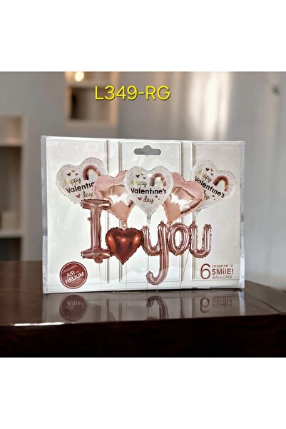 Dms Valentine's Day foil balloon