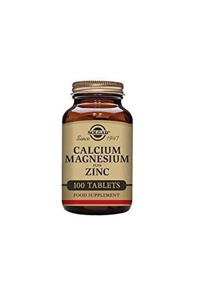 Solgar Calcium Magnesium Plus Zinc 100 Tablets