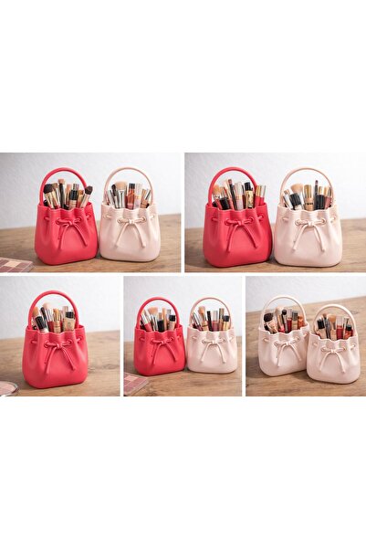 Exyrio Multi-Purpose Makeup Organizer Bag – Brush & Cosmetic Organizer Carryi...