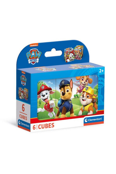 CLEMENTONI Cub de jucării Patrula Cățelușilor - 6 bucăți