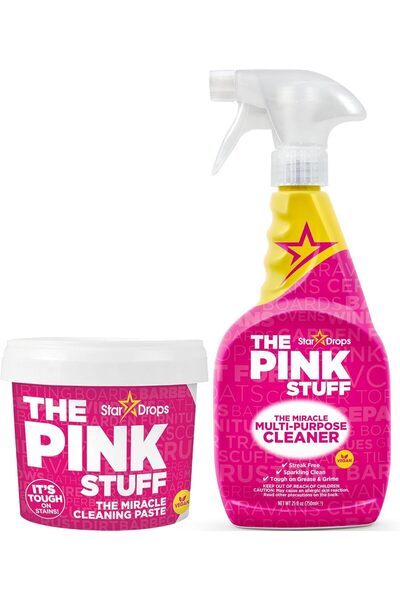 Stardrops معجون التنظيف متعدد الأغراض ذا بينك ستاف ميراكل - مجموعة من قطعتين