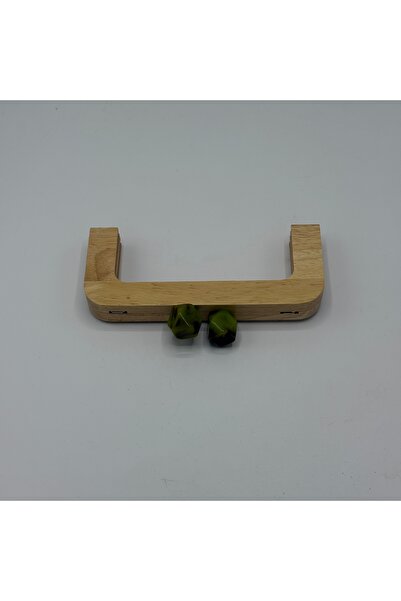 Aynalı Wooden Burs Ebruli Green