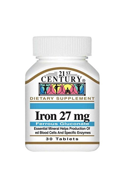 21st Century IRON 27MG 30 TABLETS