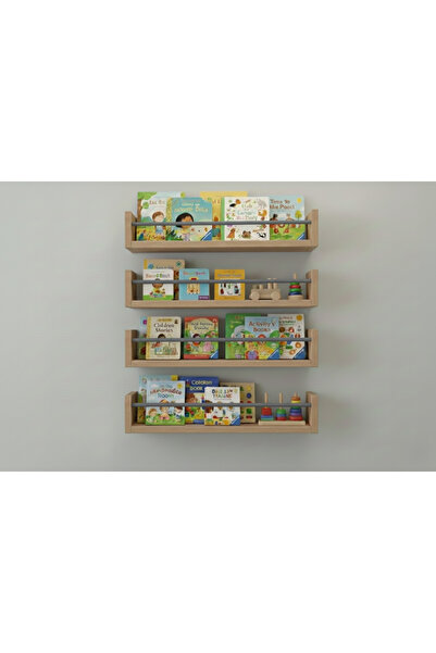 EGN WOODS 30X4 Atlantic Pine Mdf Baby Room Organizer Children's Room Montesso...