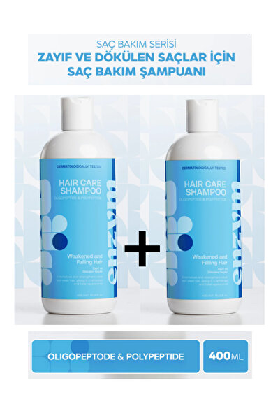 ENZYM COSMETICS Zayıf Ve Dökülen Saçlar Için Saç Bakım Şampuanı 400 ml 2 Adet...