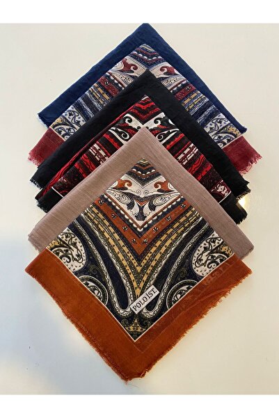 poloist 6 Mixed Patterned Cheesecloth Writing