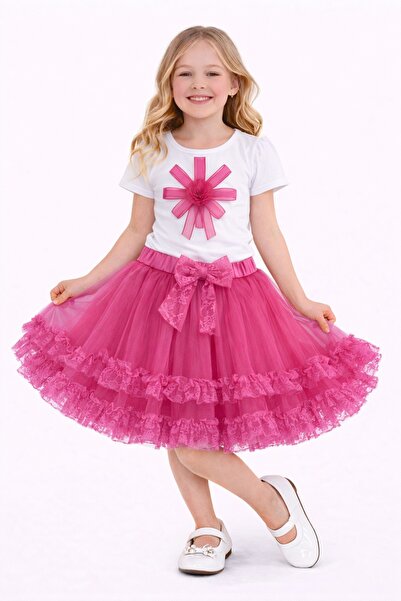 Nacar 23 Nisan 29 Ekim Gösteri Kıyafeti Kız Çocuk Modeli Badi Modeli Tütü Ete...